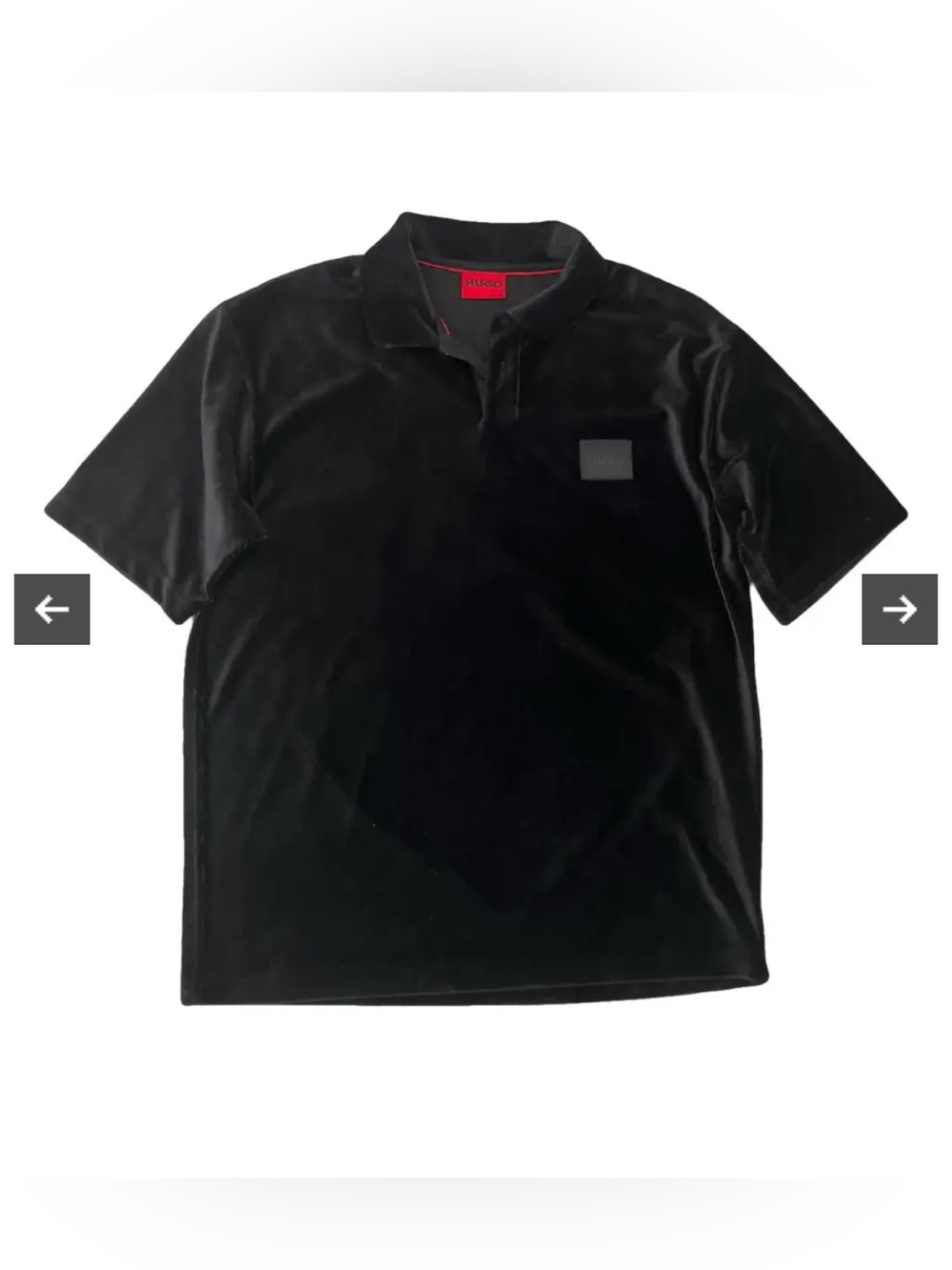 Hugo Boss Black Velvet Short-Sleeve Polo